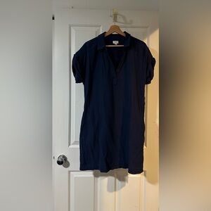 J. Crew Dark Blue Casual Button Down Shirt